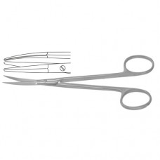 Peck-Joseph Face-Lift Scissor Curved - Blunt/Blunt Stainless Steel, 14.5 cm - 5 3/4"